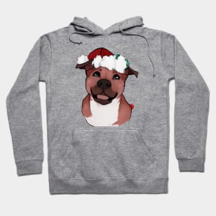 Cute Staffordshire Bull Terrier Drawing Hoodie